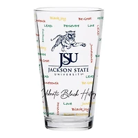 Jackson State Tigers 16oz Pint Glass