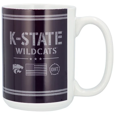 Kansas State Wildcats 15oz OHT Military Appreciation Mug