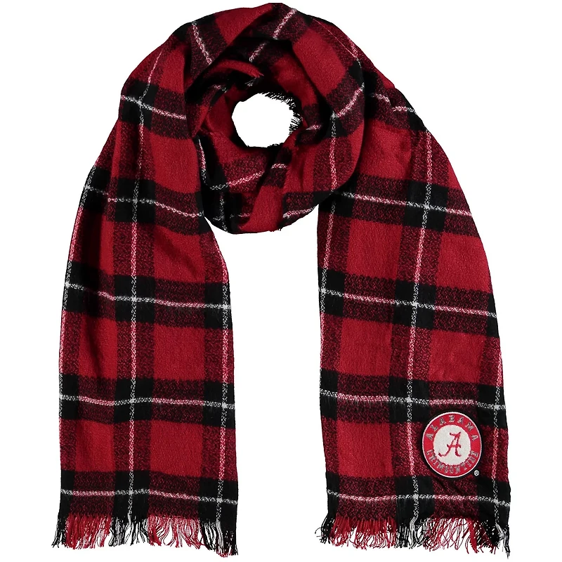 Little Earth Alabama Crimson Tide Plaid Blanket Scarf