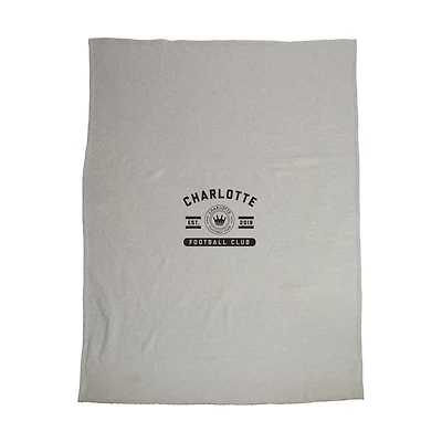 Logo Brands Charlotte FC Sublimated Sweater Blanket