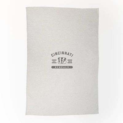 Logo Brands Cincinnati Bengals Sublimated Sweatshirt Blanket