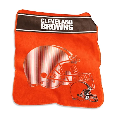 Logo Brands Cleveland Browns 60 in x 80 in Raschel Throw