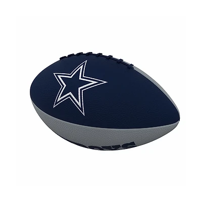 Logo Brands Dallas Cowboys Pinwheel Logo Junior-Size Rubber Football