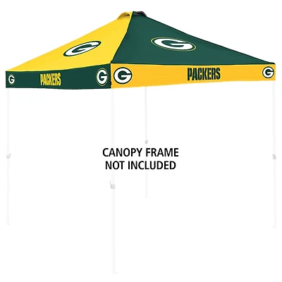 Logo Brands Green Bay Packers Checkerboard Canopy Top