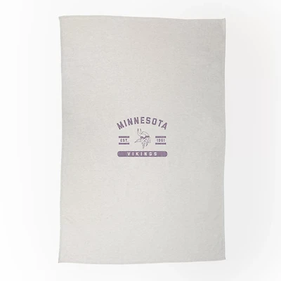 Logo Brands Minnesota Vikings Sublimated Sweatshirt Blanket