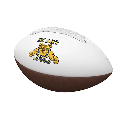 Logo Brands North Carolina A&T University Official Size Autograph Football