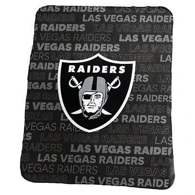 Logo Brands Oakland Raiders Classic Fleece Throw