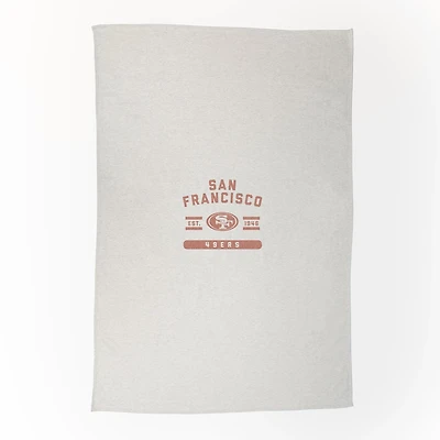 Logo Brands San Francisco 49ers Sublimated Sweatshirt Blanket
