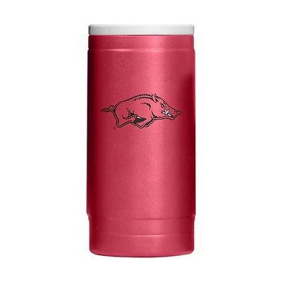 Logo Brands University of Arkansas Flip Powder Slim Can Coolie