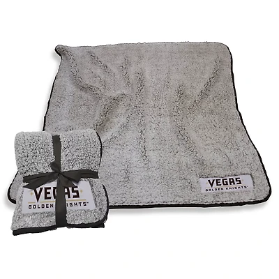 Logo Brands Vegas Golden Knights Frosty Fleece Throw