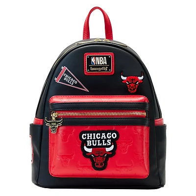 Loungefly Chicago Bulls Patches Mini Backpack