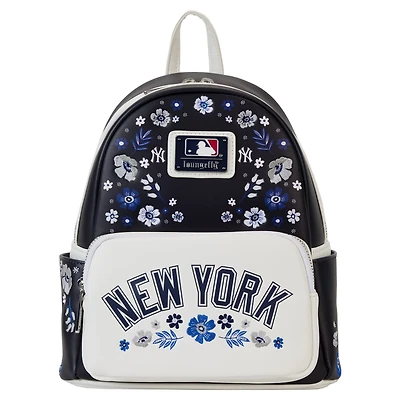 Loungefly New York Yankees Floral Mini Backpack