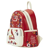 Loungefly St Louis Cardinals Floral Mini Backpack