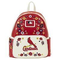 Loungefly St Louis Cardinals Floral Mini Backpack