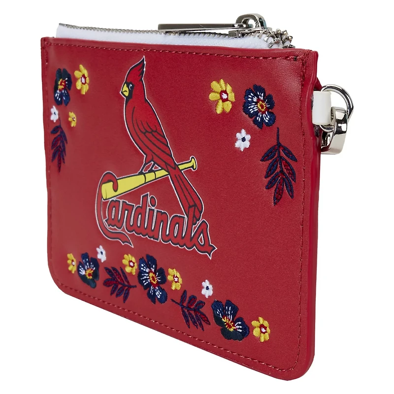 Loungefly St Louis Cardinals Floral Wrist Clutch
