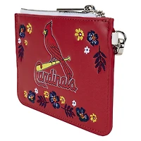 Loungefly St Louis Cardinals Floral Wrist Clutch
