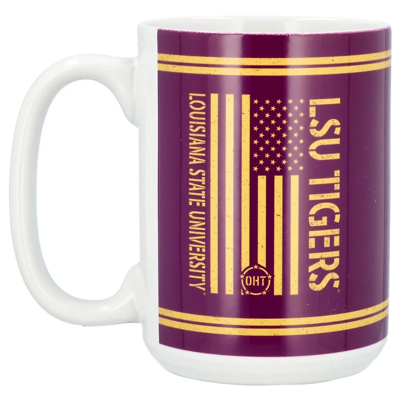 LSU Tigers 15oz OHT Military Appreciation Mug