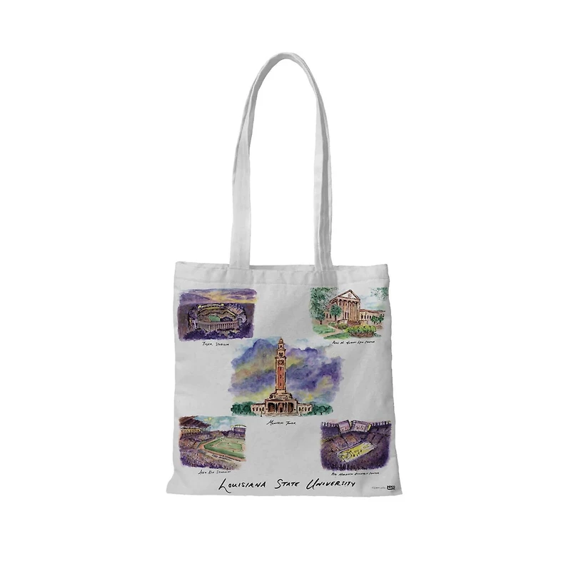 LSU Tigers Laura Wilcox Designs Tote Bag