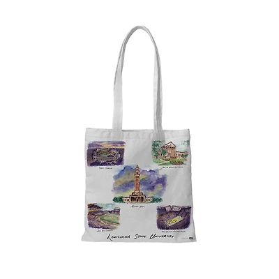 LSU Tigers Laura Wilcox Designs Tote Bag