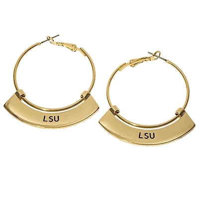 LSU Tigers Weller Hoop Earrings