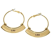 LSU Tigers Weller Hoop Earrings