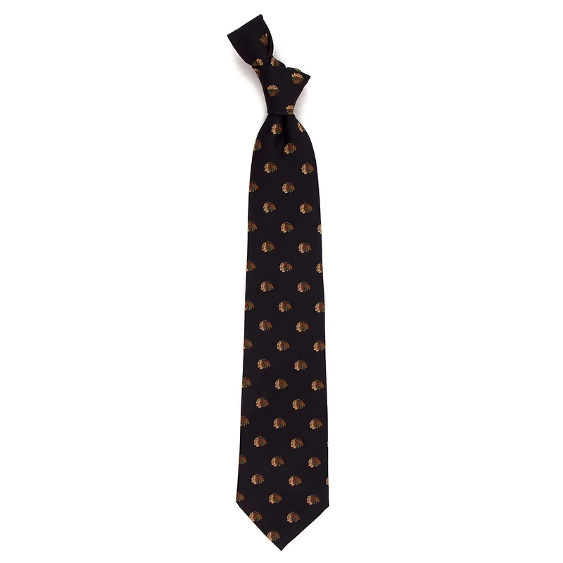 Men's Chicago hawks Echo Woven Silk Tie