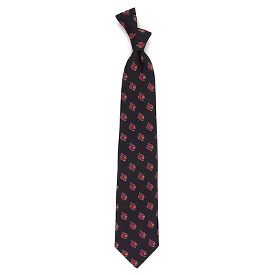 Men's Louisville Cardinals Echo Woven Silk Tie
