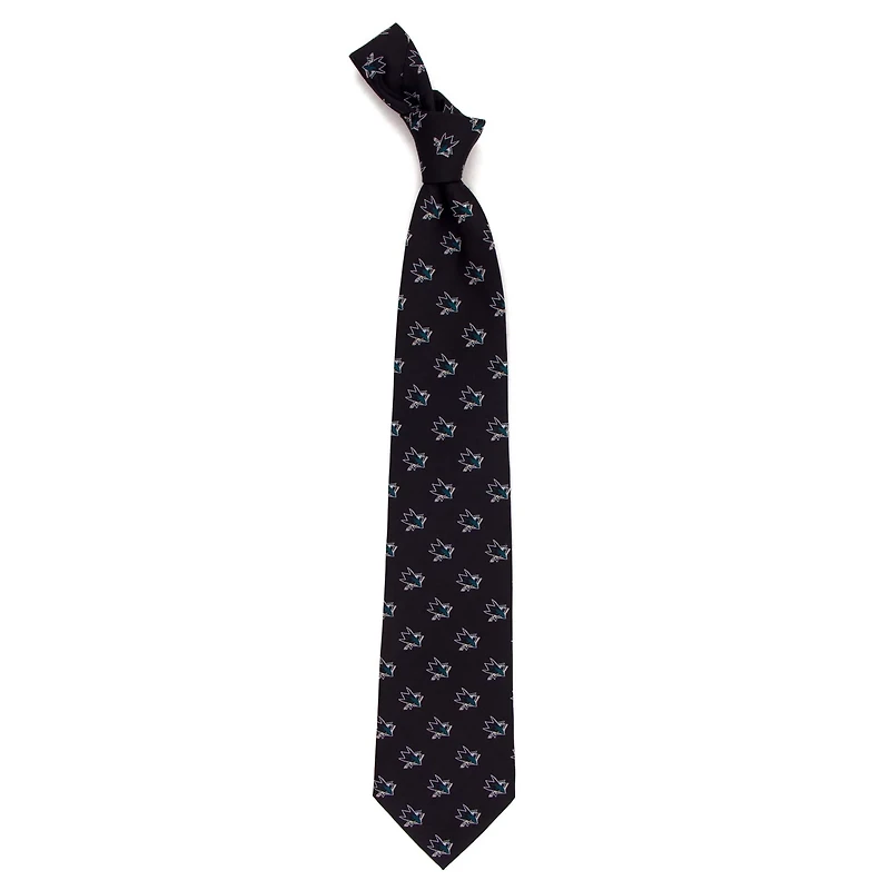 Men's San Jose Sharks Echo Woven Silk Tie