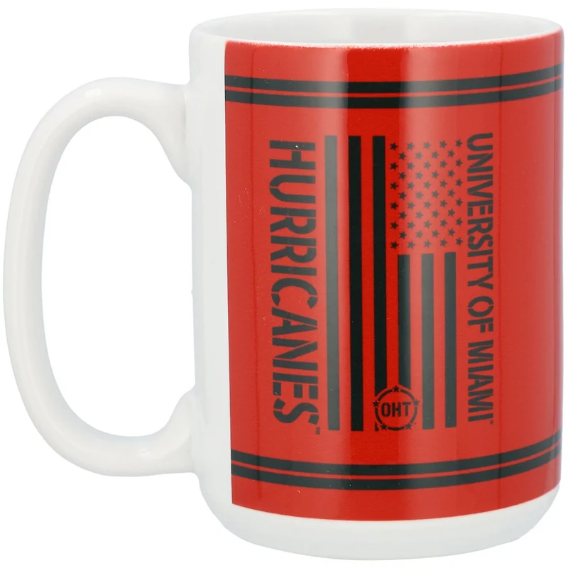 Miami Hurricanes 15oz OHT Military Appreciation Mug