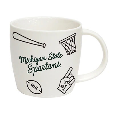 Michigan State Spartans 18oz Playmaker Mug
