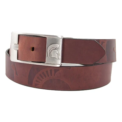 Michigan State Spartans Brandish Leather Belt