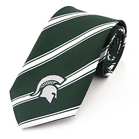 Michigan State Spartans Striped Woven Tie