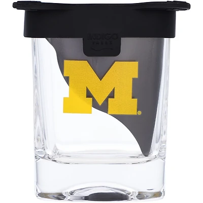 Michigan Wolverines 10oz Ice Wedge Glass