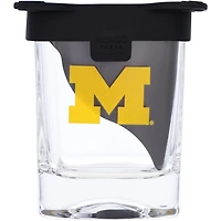 Michigan Wolverines 10oz Ice Wedge Glass