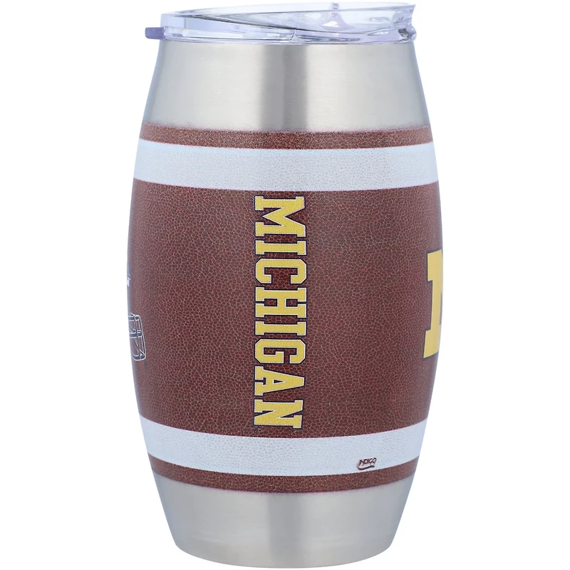 Michigan Wolverines 15oz Football Tumbler