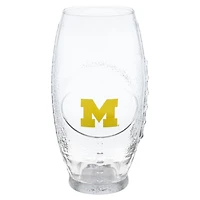Michigan Wolverines 23oz Football Glass