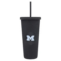 Michigan Wolverines 24oz Logo Studded Tumbler