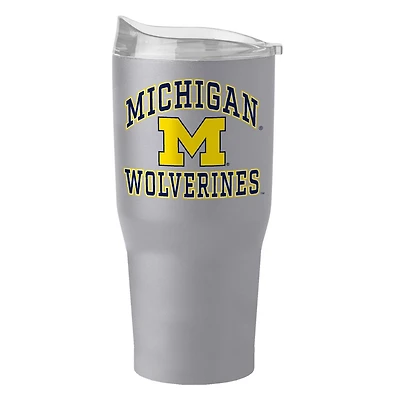 Michigan Wolverines 30oz Stone Powder Coat Tumbler