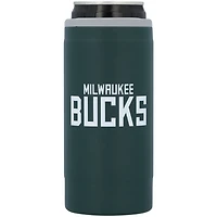 Milwaukee Bucks 12oz Flipside Powdercoat Slim Can Cooler