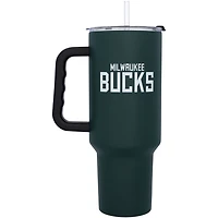 Milwaukee Bucks 40oz Travel Tumbler with Handle