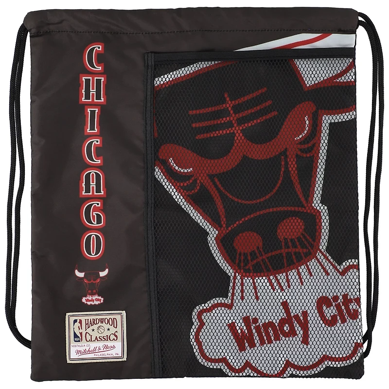 Mitchell  Ness Chicago Bulls Hardwood Classics Team Logo Cinch Bag