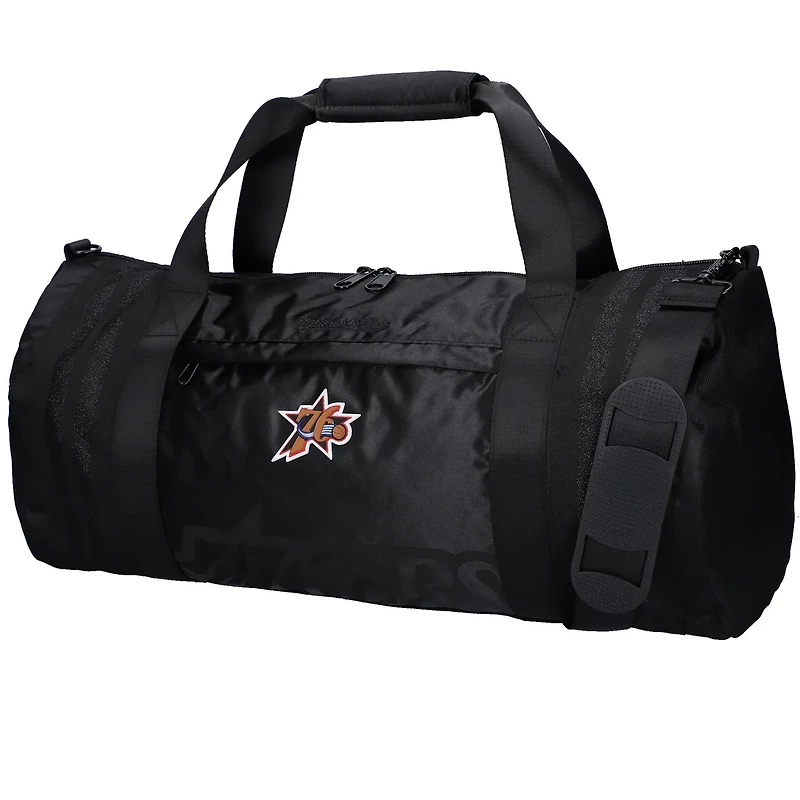 Mitchell  Ness Philadelphia 76ers Hardwood Classics Satin Duffel Bag