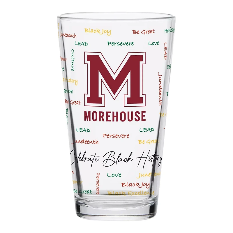 Morehouse Maroon Tigers 16oz Pint Glass
