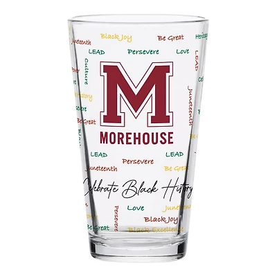 Morehouse Maroon Tigers 16oz Pint Glass