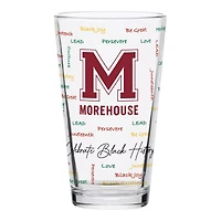 Morehouse Maroon Tigers 16oz Pint Glass