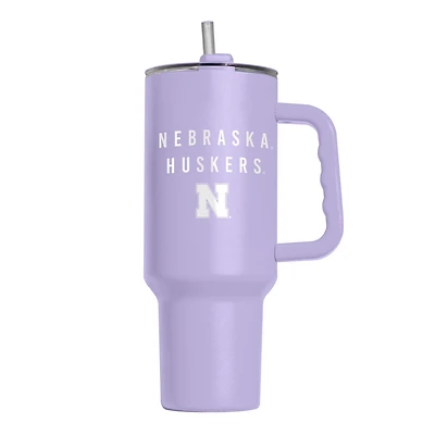 Nebraska Huskers 40oz Lavender Soft Touch Tumbler