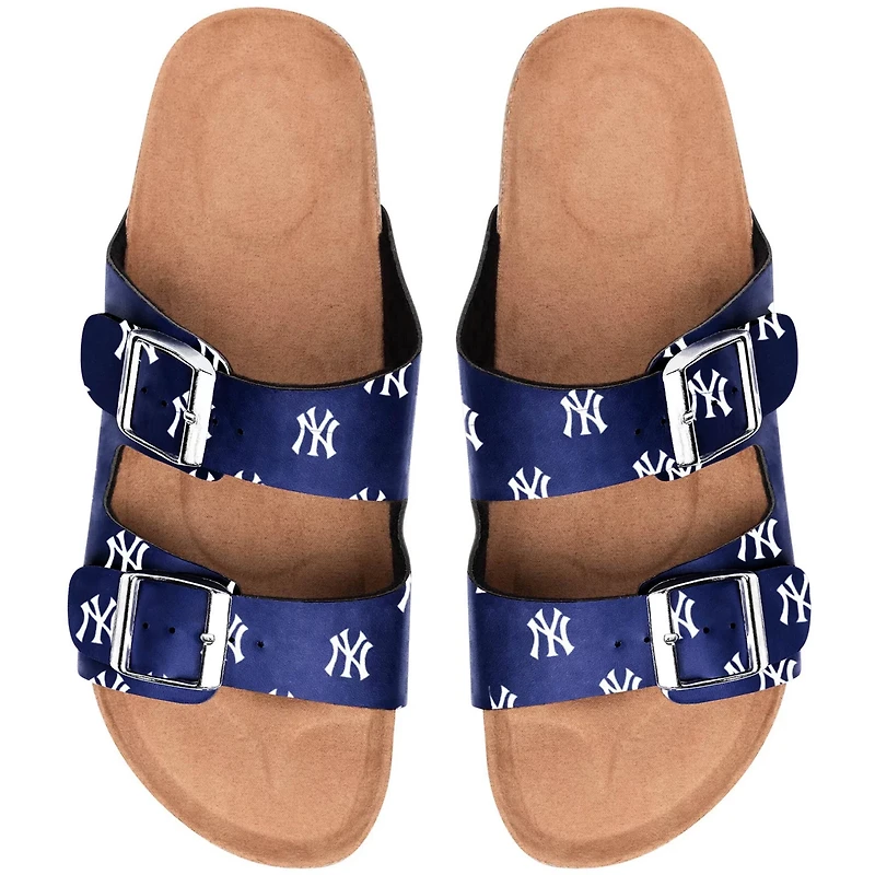 New York Yankees Mini Print Double Buckle Sandal