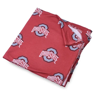 Newborn Infant Ohio State Buckeyes 47" x 47" Swaddle Blanket