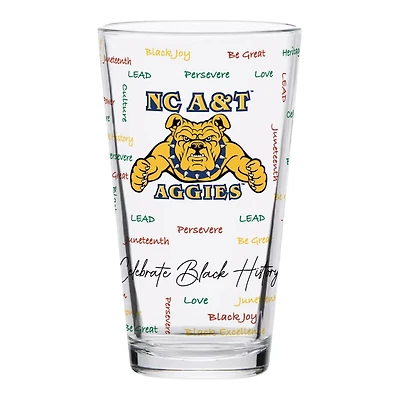 North Carolina AT Aggies 16oz Pint Glass