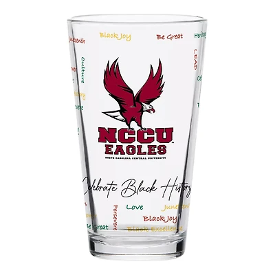 North Carolina Central Eagles 16oz Pint Glass